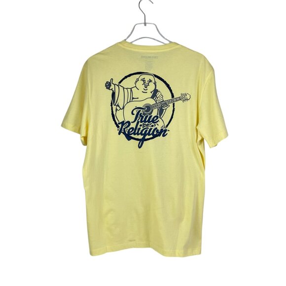 True Religion Buddha Double Sided Lightweight T-Shirt NWT MSRP $59 Men's Size L - Picture 1 of 8
